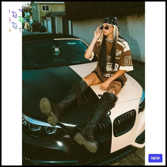 Oversized Vintage Graphic Tee Y2K Streetwear Casual Unisex Summer Top - Picture 4 of 8